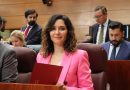 Ayuso en el pleno de la Asamblea de Madrid