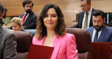 Ayuso en el pleno de la Asamblea de Madrid