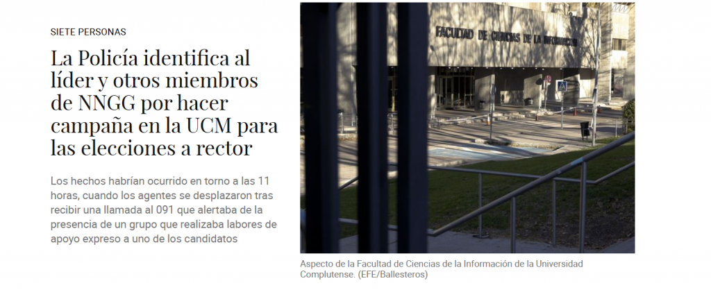 Nuevas generaciones del PP en El Confidencial