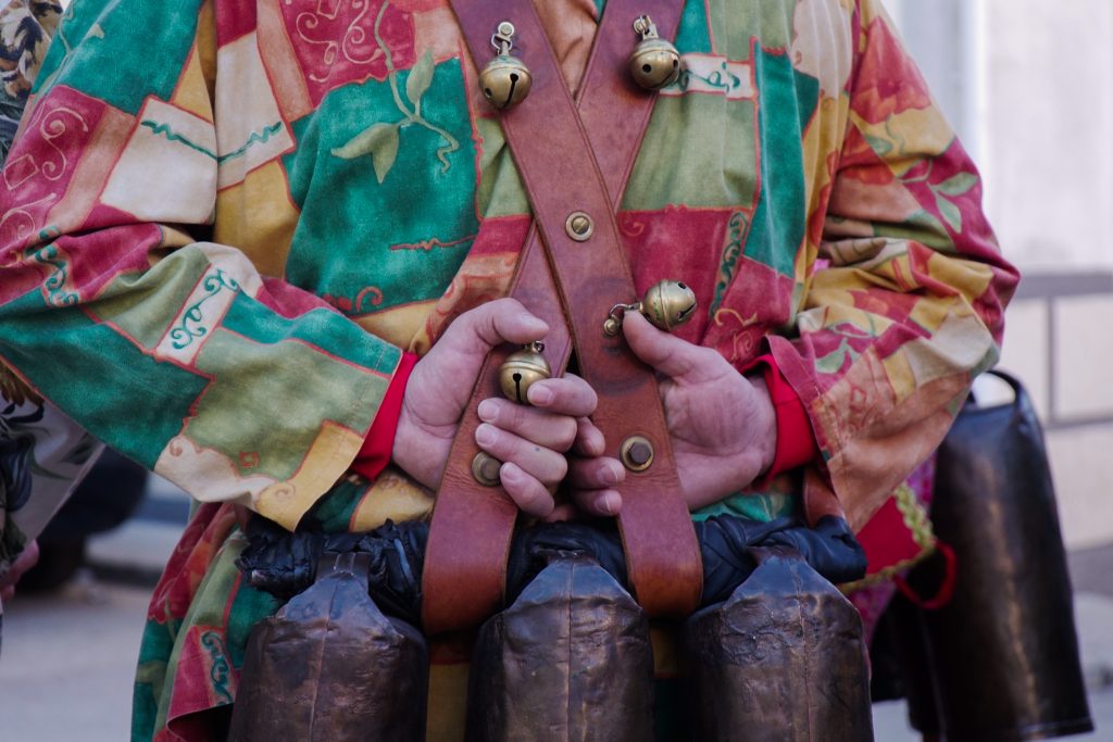 Detalle del traje de uno de los "diablos" | Foto: Natalia Loizaga