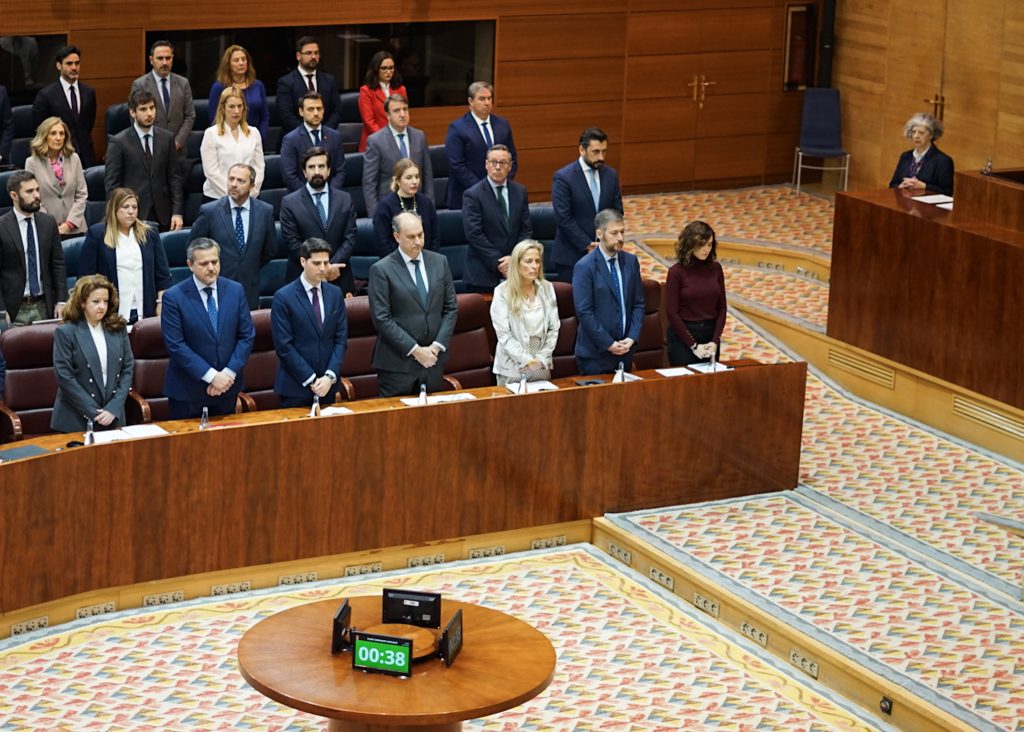 La bancada del PP durante el pleno | Foto: Pablo R. Seco