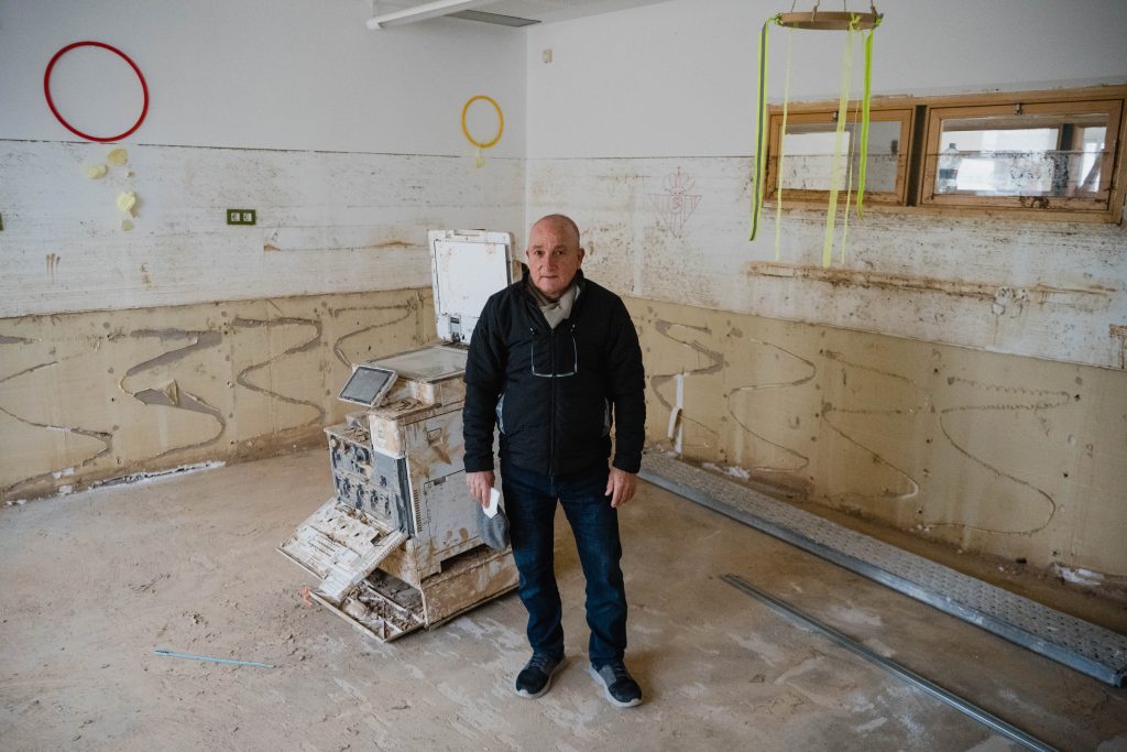 Alfonso Gil en la Escuela Infantil Municipal Porta Sud | Foto: Pedro Pascual