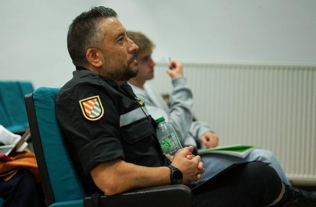 Álvaro Vázquez, brigada de la UME durante las jornadas de la UCM