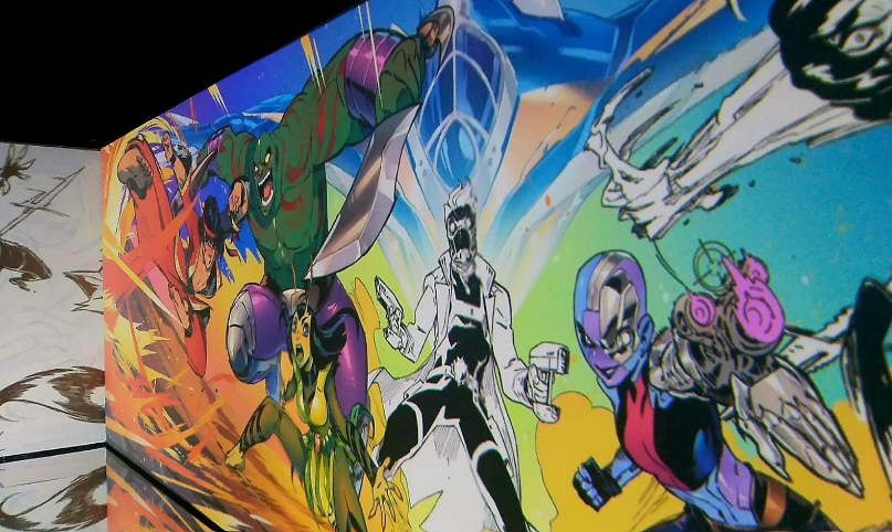 Instalación interactiva de Kenny Ruiz. / Foto: Hiba Maouhoub
